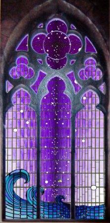 vitrail_ l'aveugle_ne_romilly_joel_mone